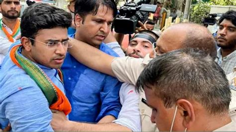 tejasvi surya arrested